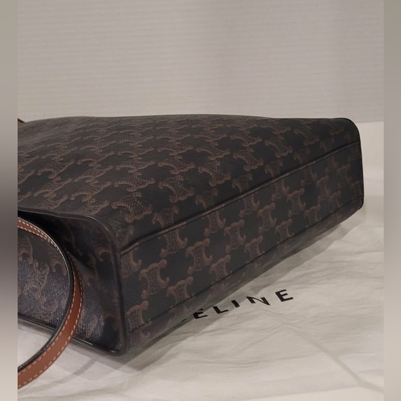 Authentic Celine Black and Brown Monogram Tote - Picture 6 of 15